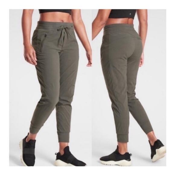 Athleta Trekkie North Jogger Green size 14 - Picture 1 of 14